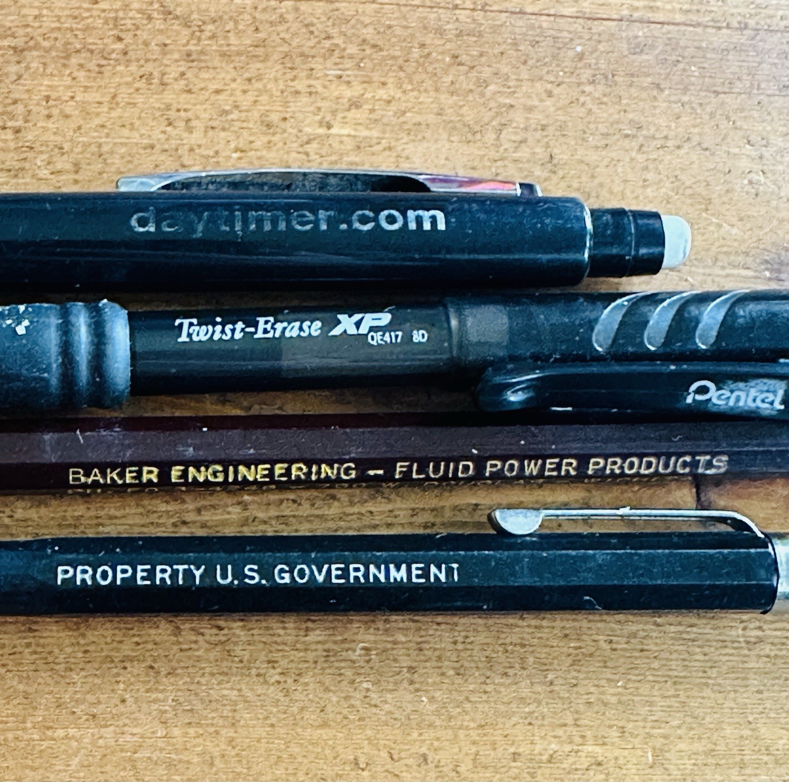 5-PC Mixed Lot – Pen/Pencils – Autopoint, Scripto, PENTEL All Working
