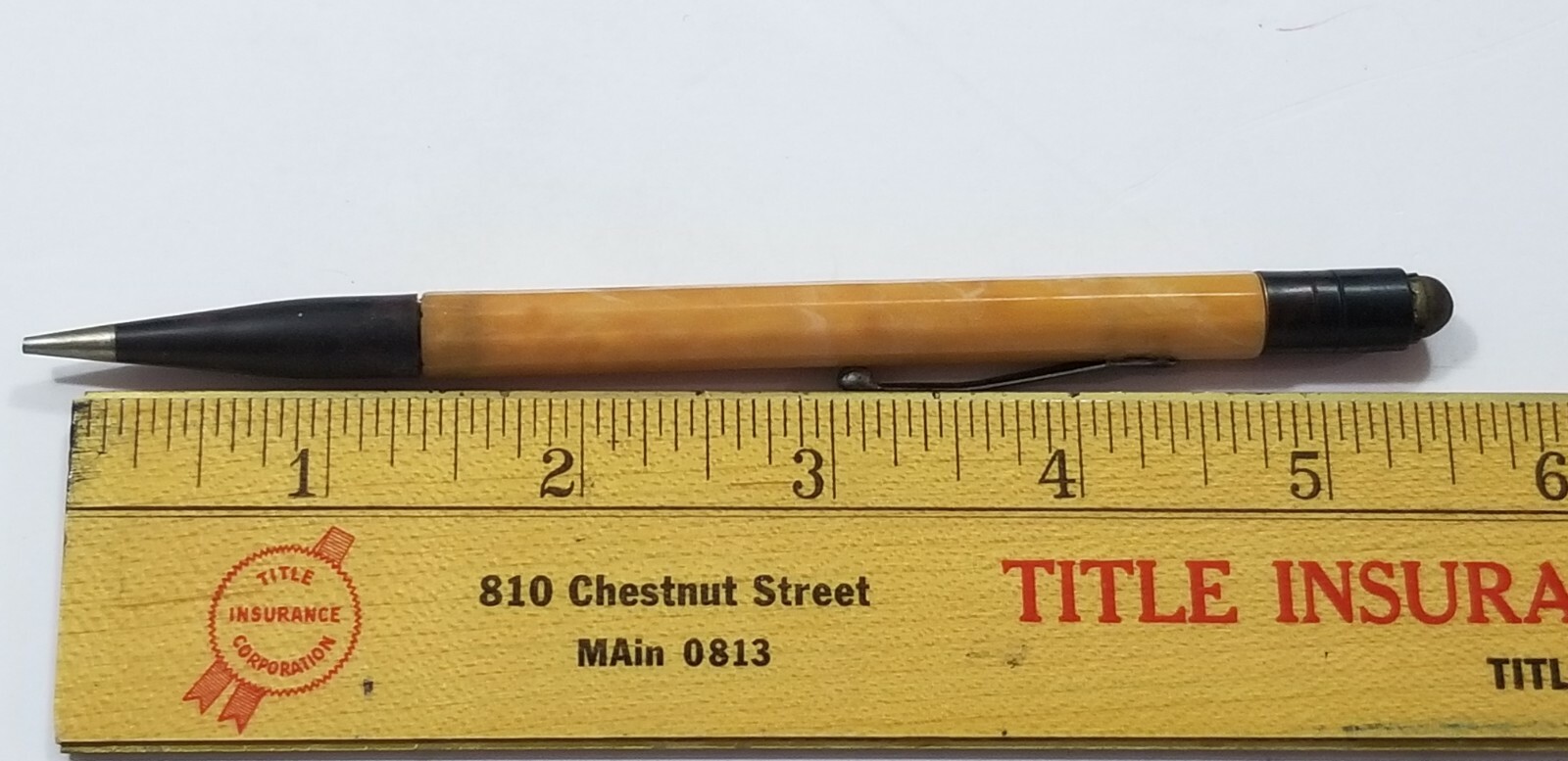 REDIPOINT Advertising BOWERSOX INSURANCE St Louis 1930s Vtg Mechanical Pencil A1