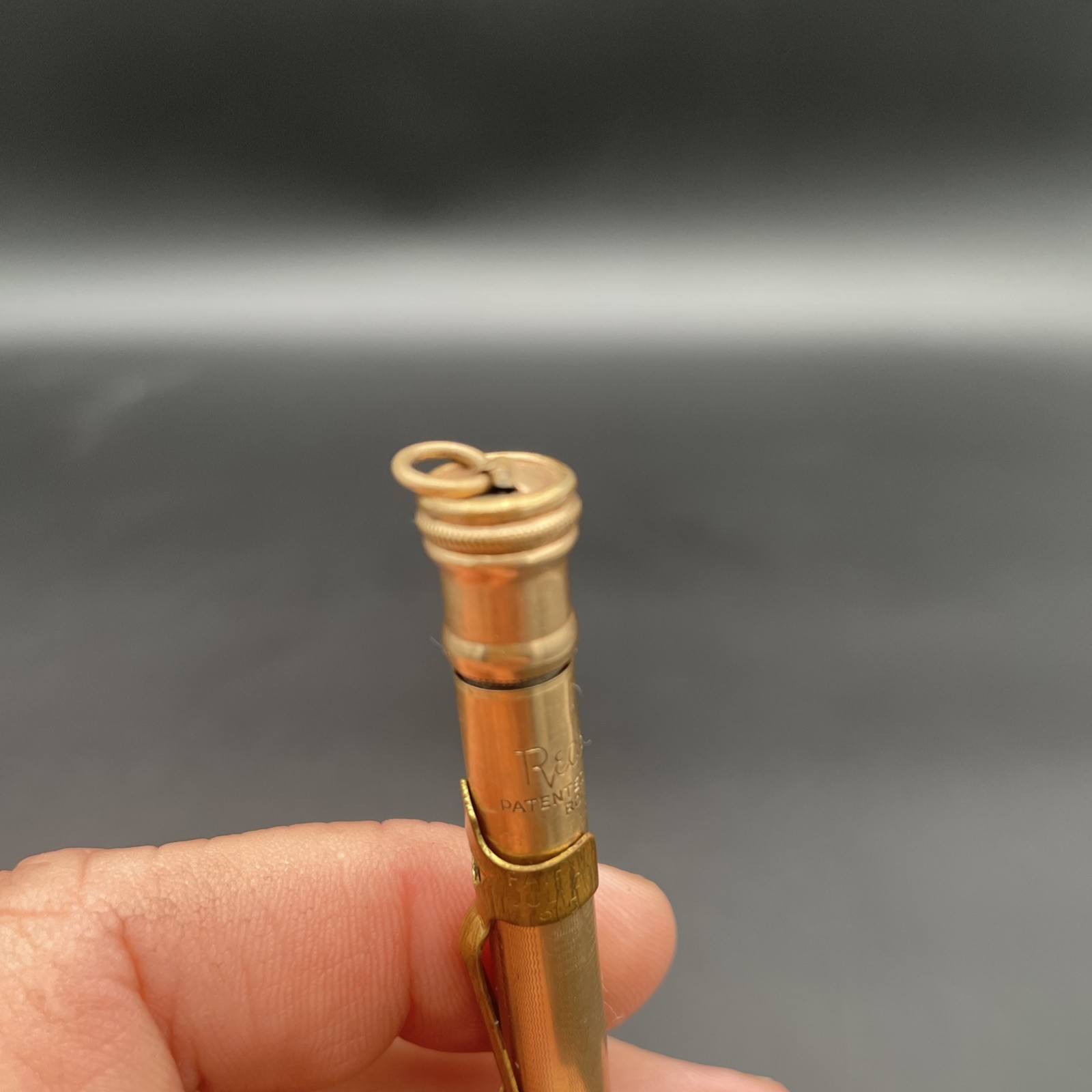 Ingersoll 14k Rolled Gold Redipoint Mechanical Pencil Made In USA Monogrammed
