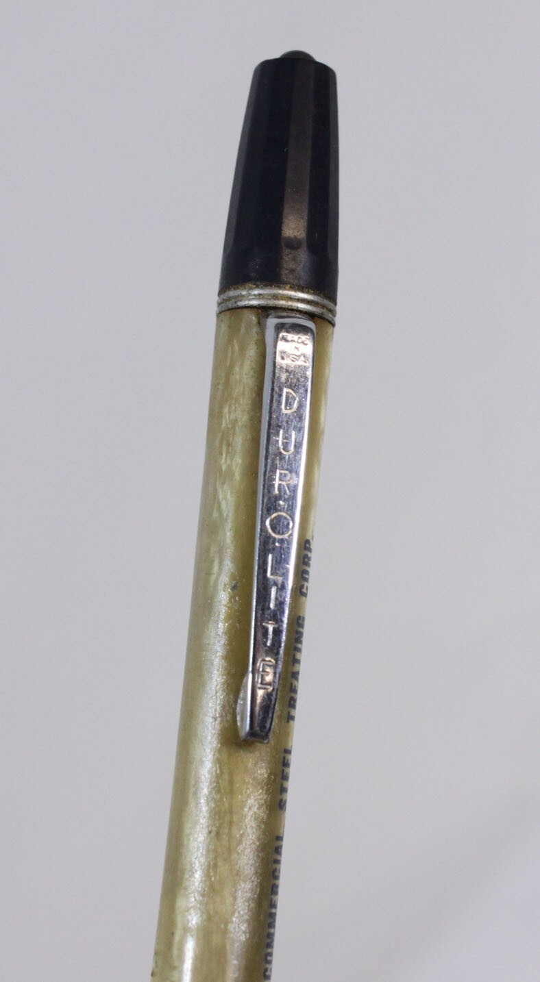 Vtg Durolite Mechanical Pencil Detroit MI Commercial Steel Treating Corp Desk