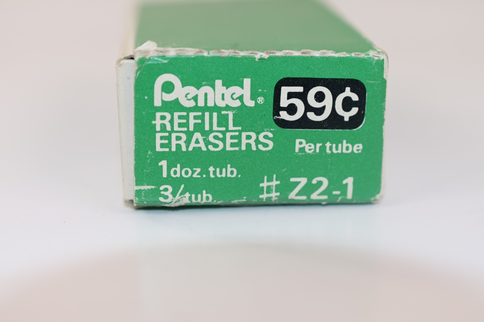 Vintage Pentel Mechanical Pencil Refill Replacement Erasers Box 30 # Z2-1 Green