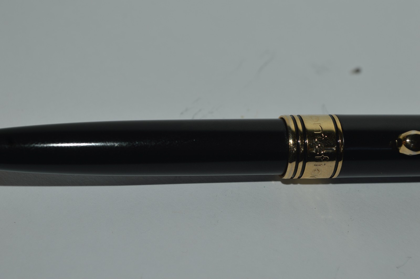 MONTEFIORE Mechanical Pencil Black Lacquer Finish FPS Engraved Excellent Condit