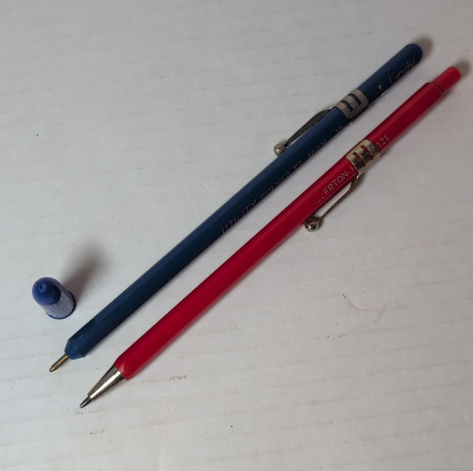Vintage Lindy Pen & Push Mechanical Pencil 3.0mm Lot, Made In USA/Japan