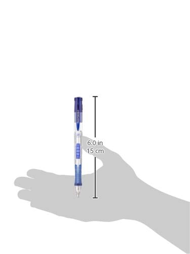 Paper Mate Clearpoint Mechanical Pencils, 1 Count (Pack of 12), Blue Barrels