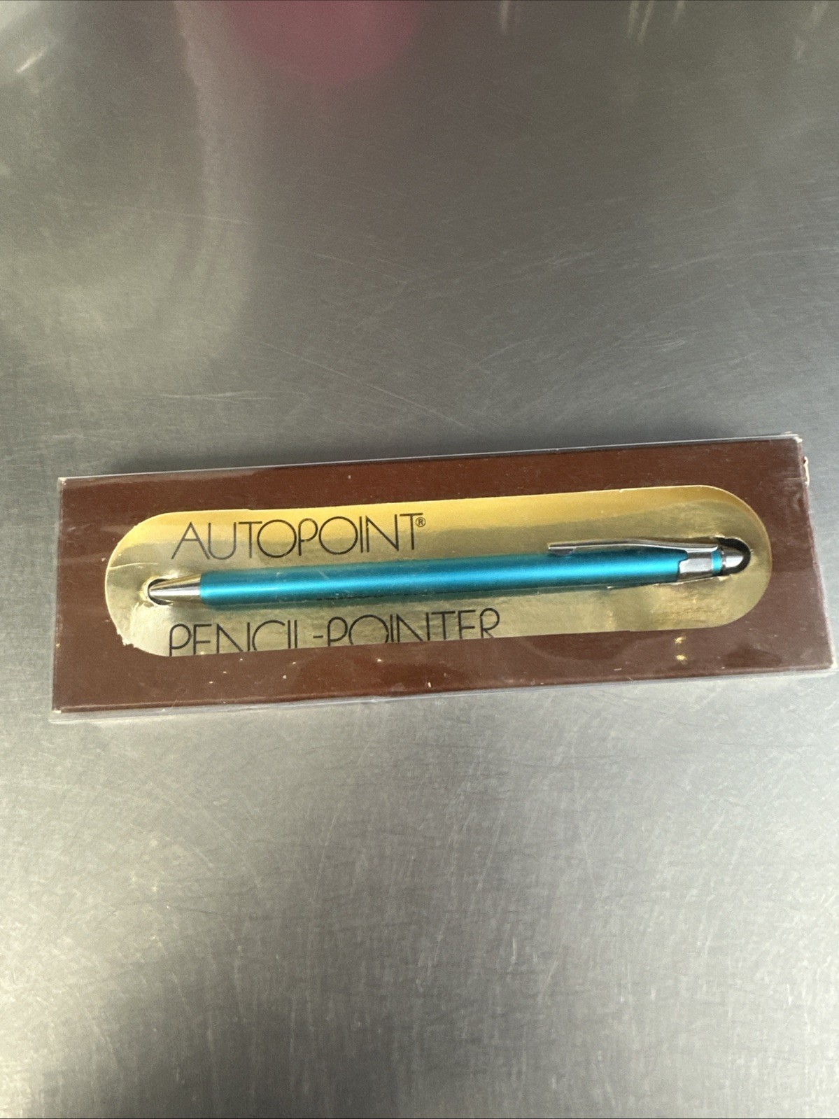 Vintage Autopoint Pencil Pointer Aim High Air Force Logo Blue New Original Box