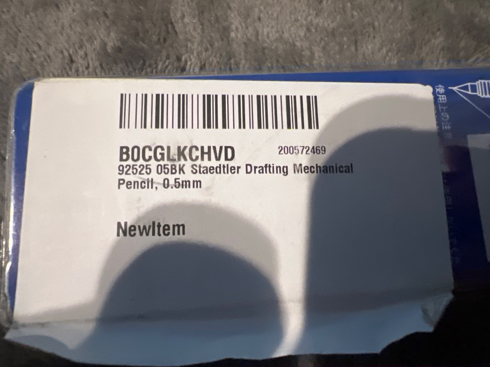 STAEDTLER mechanical pencil 0.5mm drafting mechanical pencil silver 925 25-05