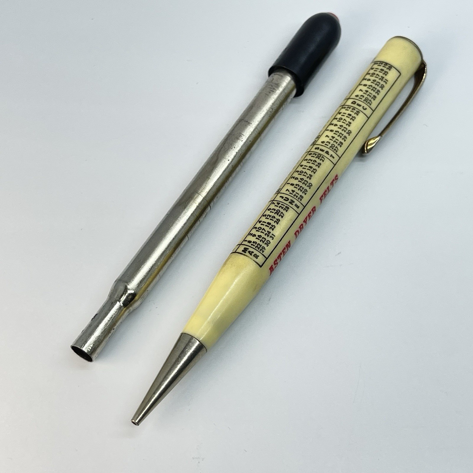 1953 Ritepoint Mechanical Pencil–Asten Dryer Felts–Industrial Advert -Vintage