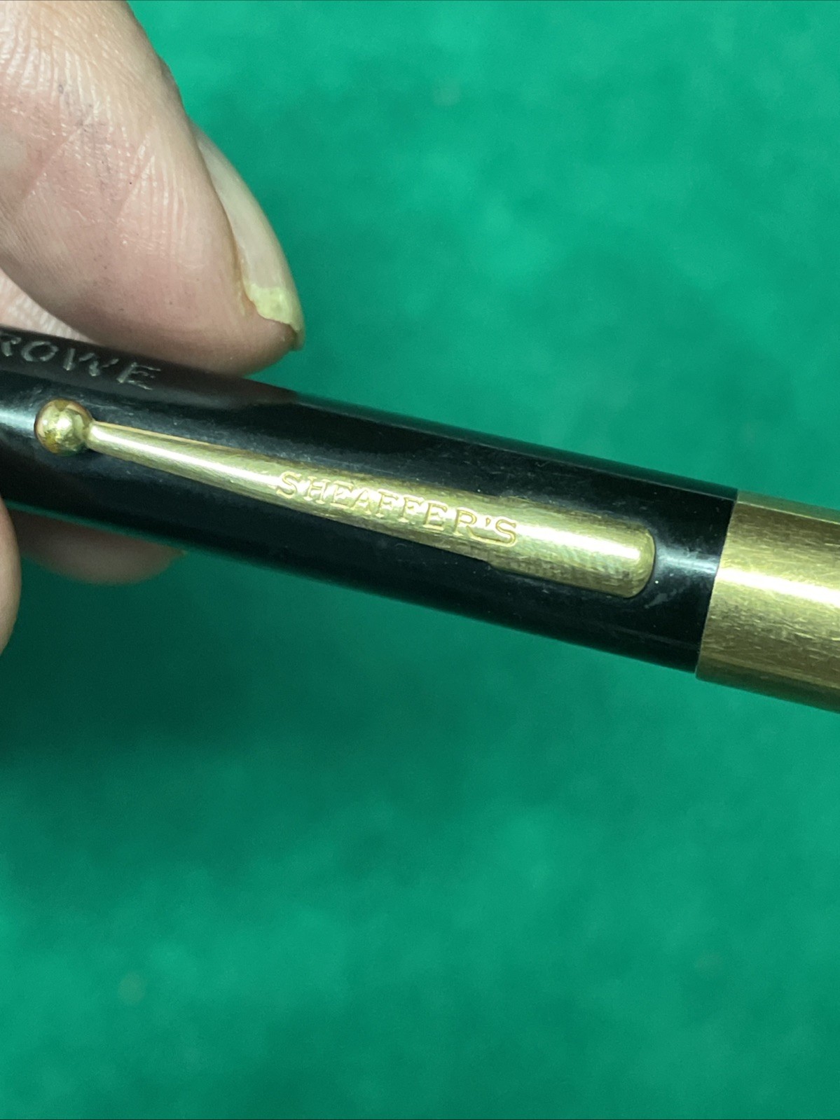 Sheaffer’s Gold Filled Top Black & Gold Mechanical Pencil Works, personailized