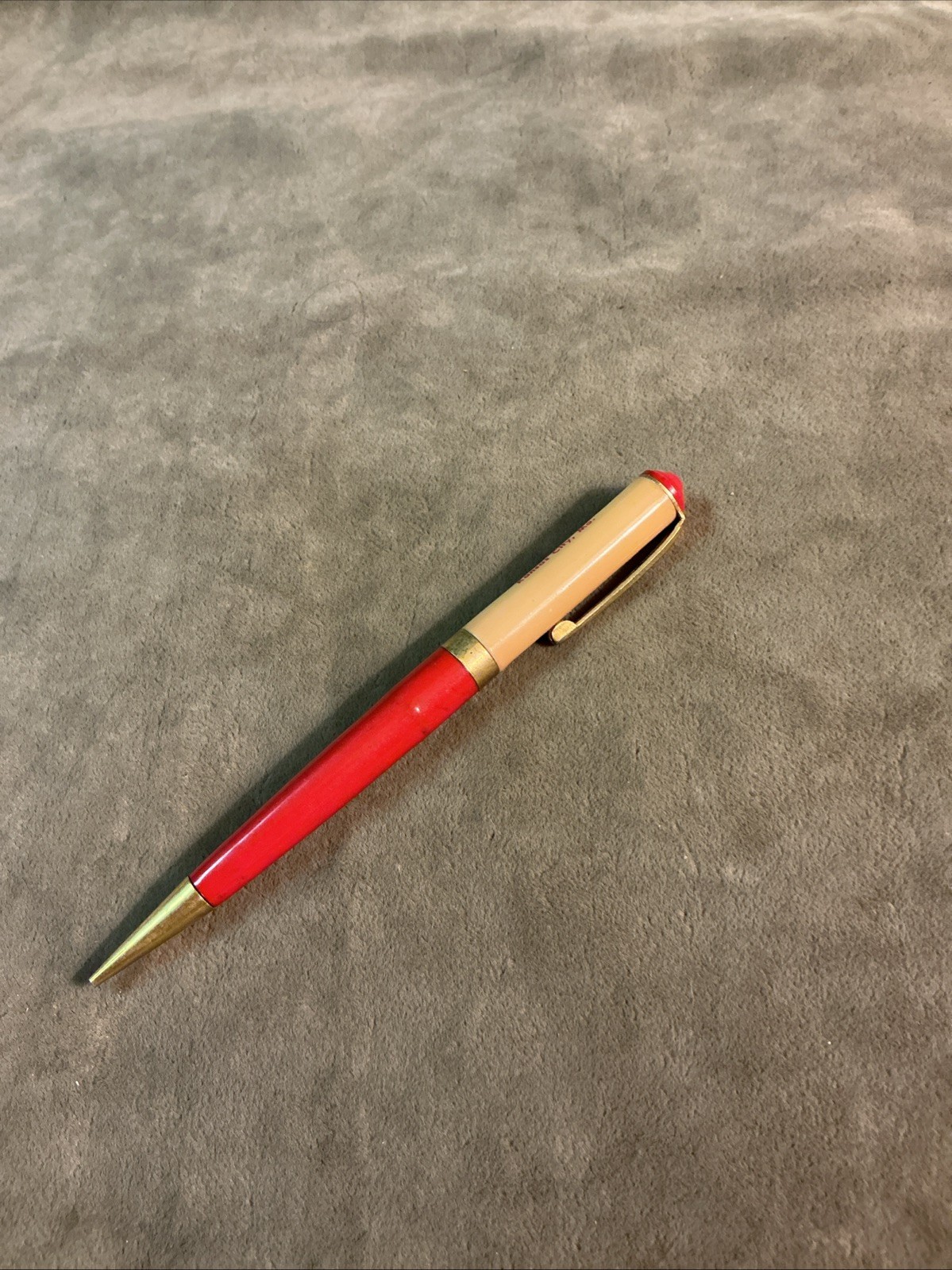 Vintage READYRITE mechanical pencil red and yellow color bank Kansas City MO