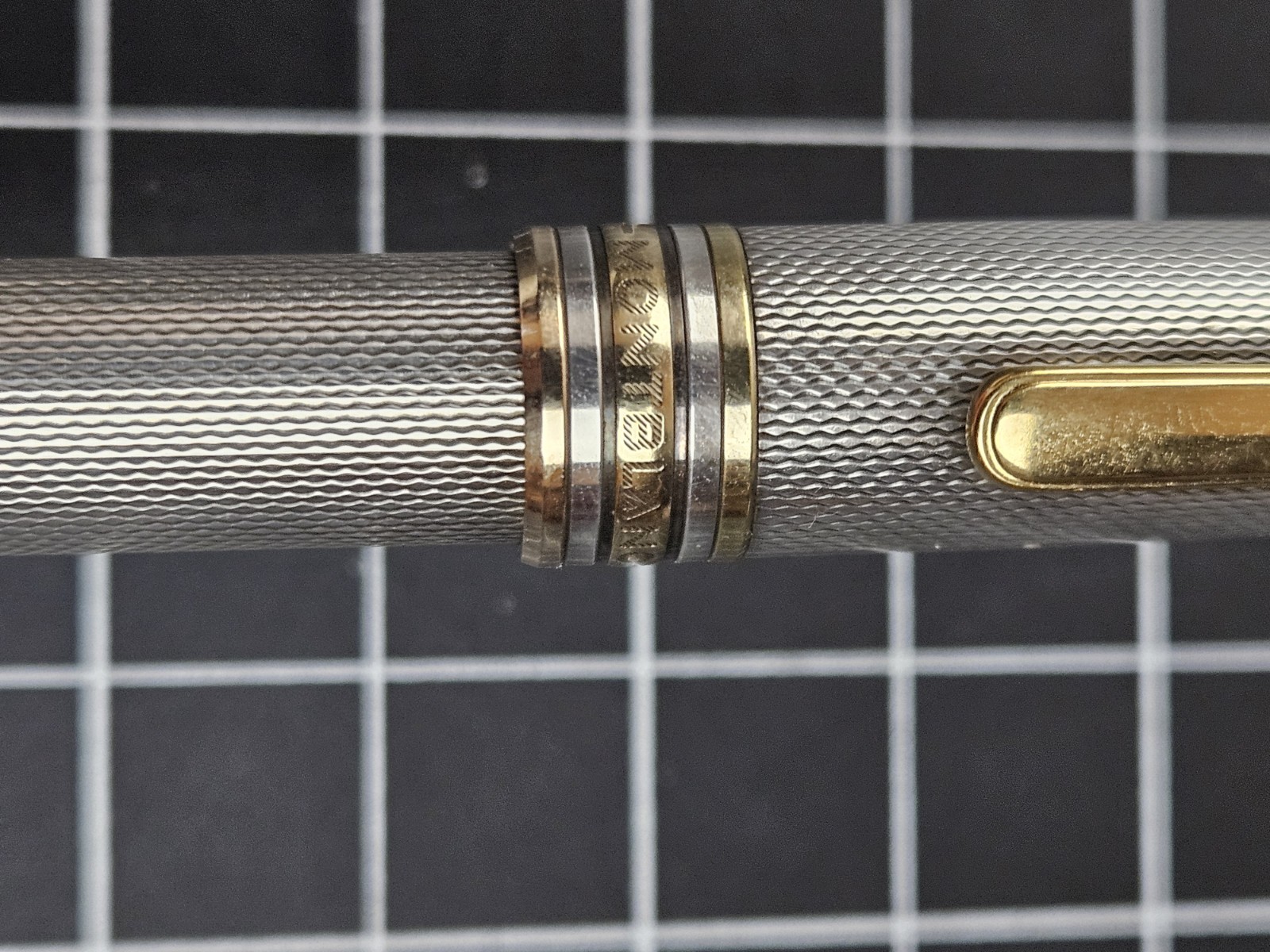 Sterling Silver Montblanc Meisterstuck Barleycorn Mechanical Pencil Needs Repair