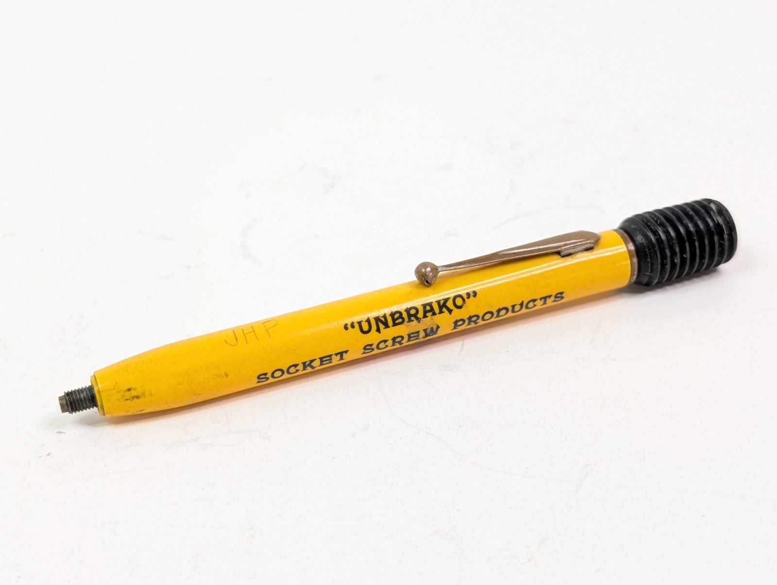 1960’s UNBRAKO Head Cap Mechanical Pencil & Leads Vtg R C Neil Company Scripto