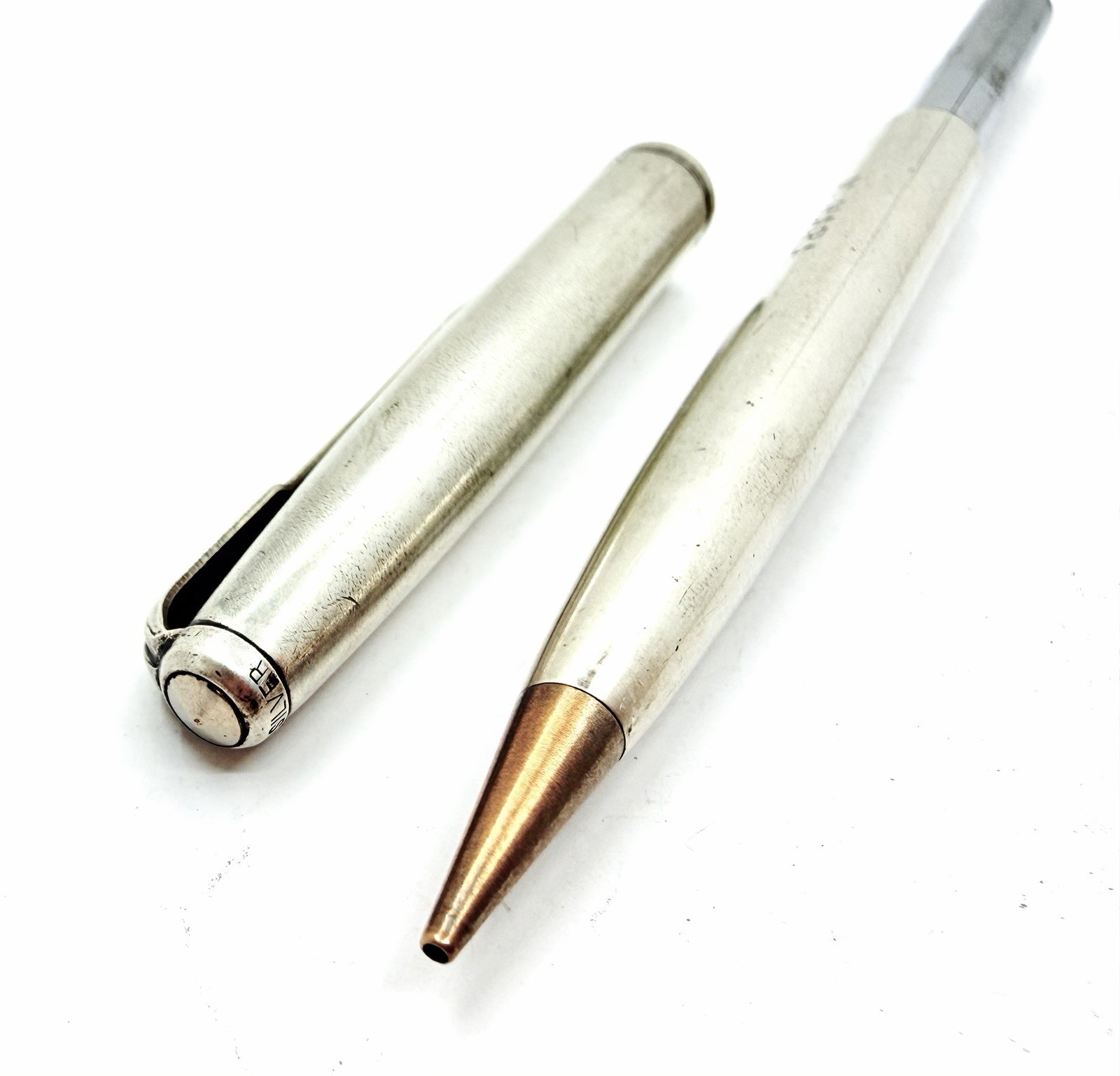 Newman Sterling Silver Mechanical Pencil continues twist 0.9mm Japan