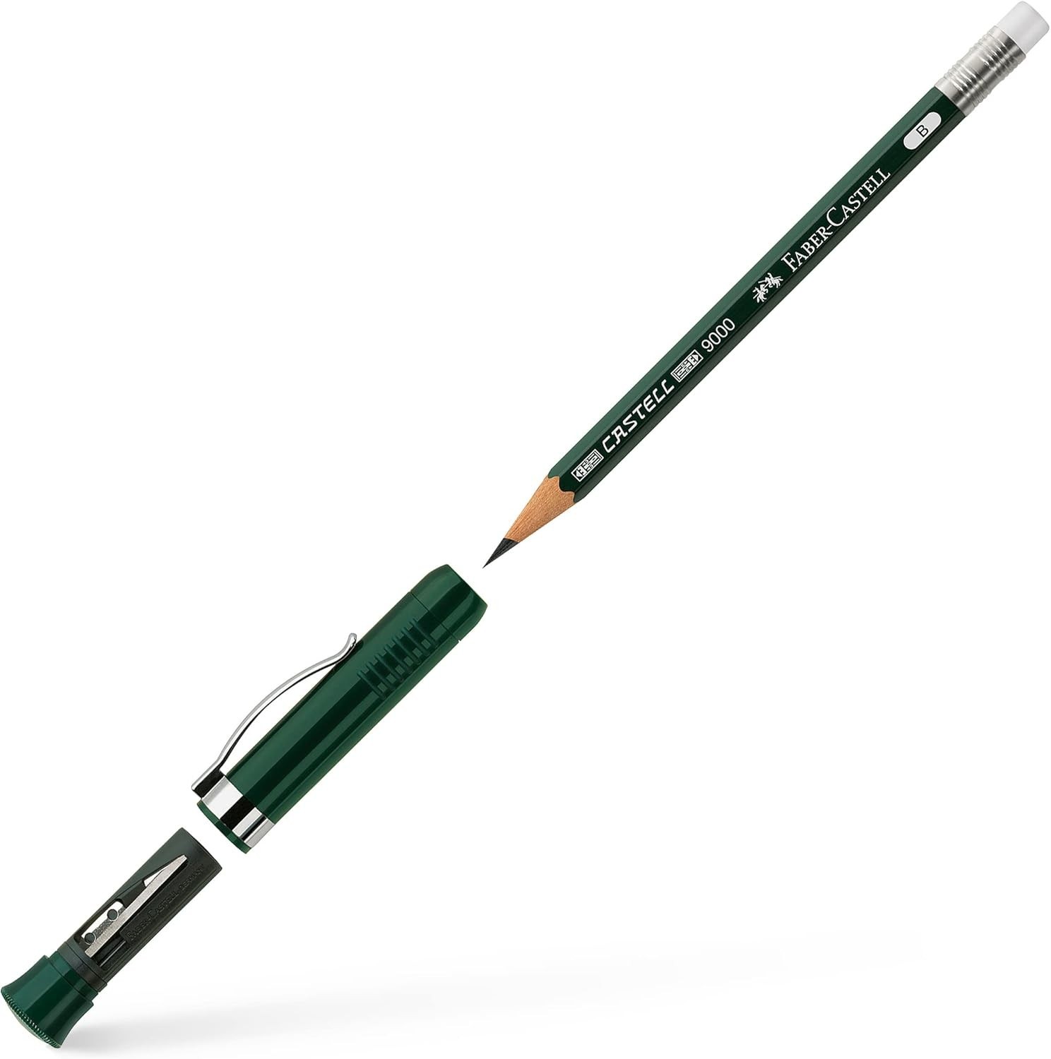 Perfect Pencil Castell 9000 in Gift Box – #2 Pencil with Built-in Pencil Sharpen