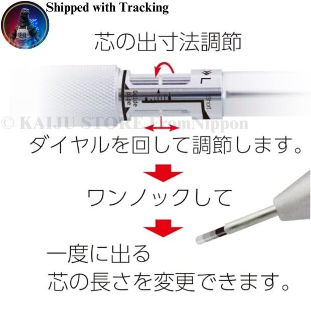 Auto Mechanical Pencil for Drafting MS01 Blue MS01-SP5-BL
