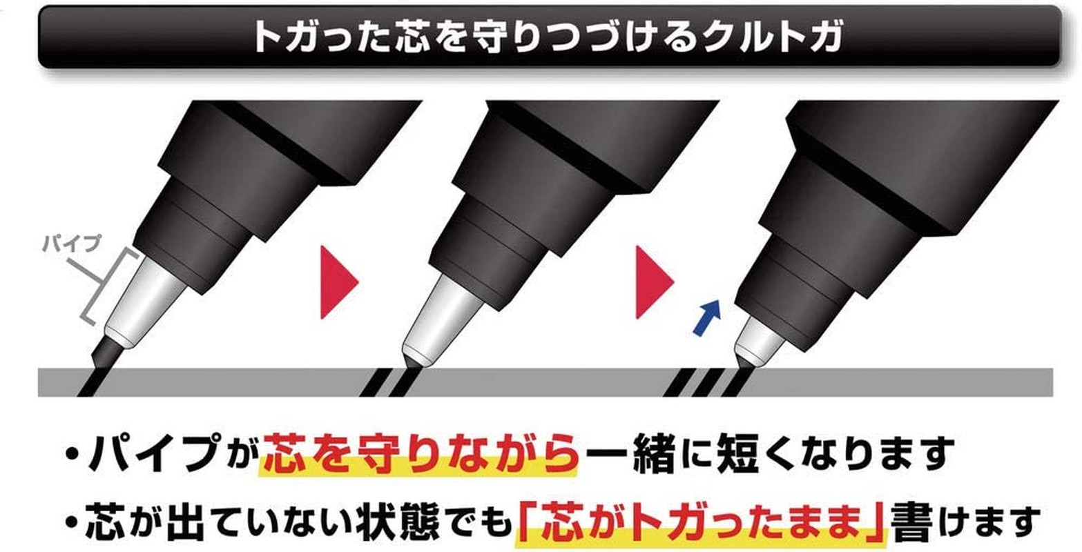 Kuru Toga Advance – Auto Lead Rotating Mechanical Pencil, 0.5Mm (Navy)