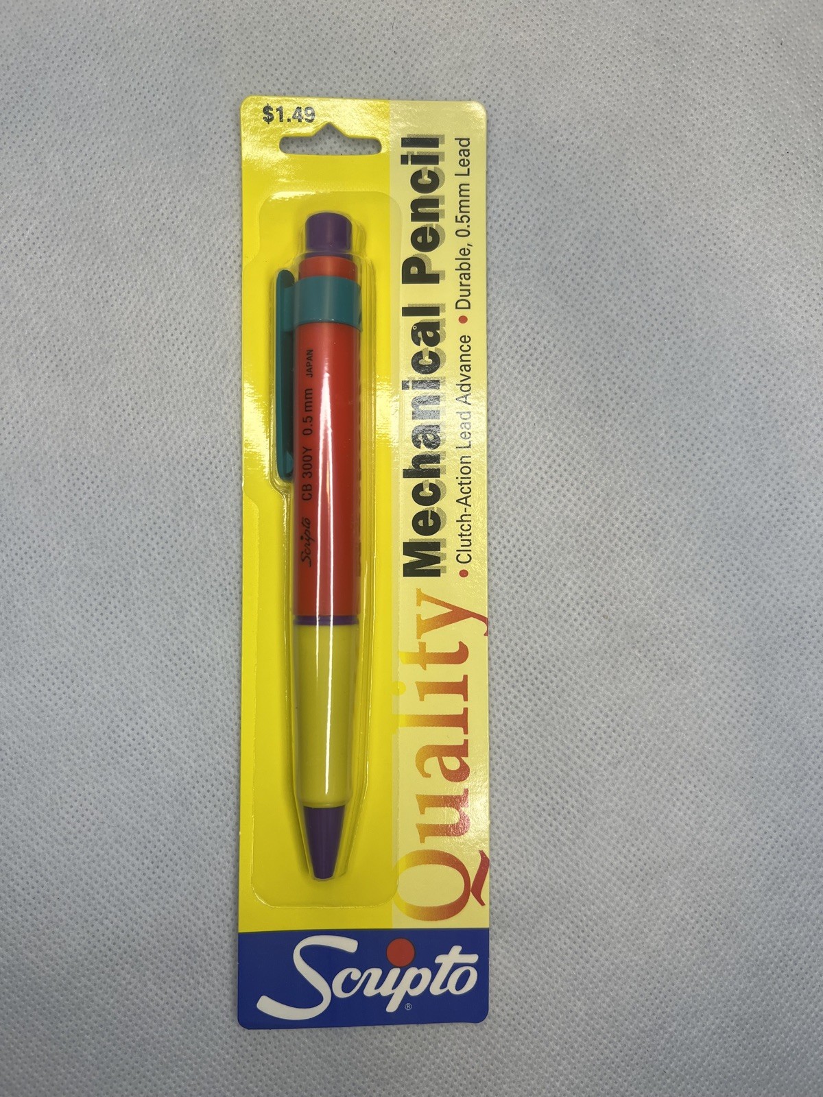 Scripto Vintage neon 1996 mechanical pencil brand new in box collector collect
