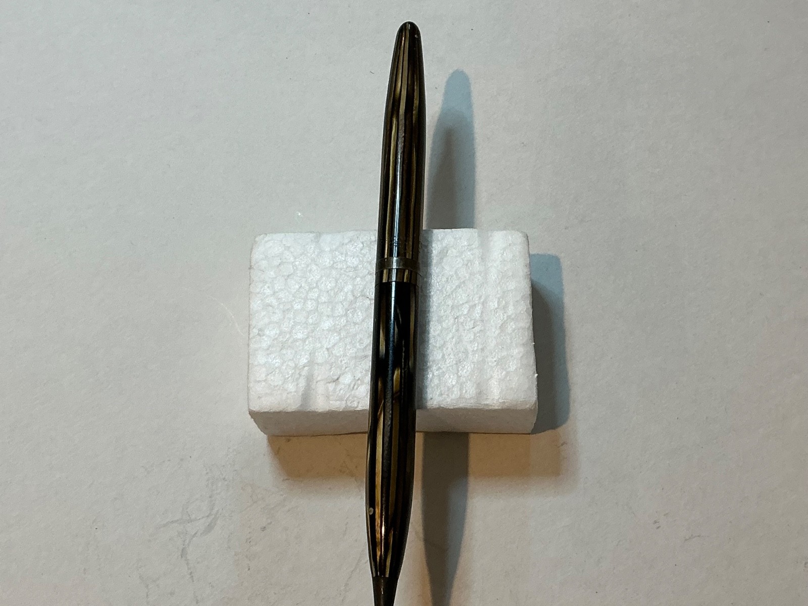 Vintage Sheaffer Balance 400 Mechanical Pencil, Tiger Stripe Brown. B1
