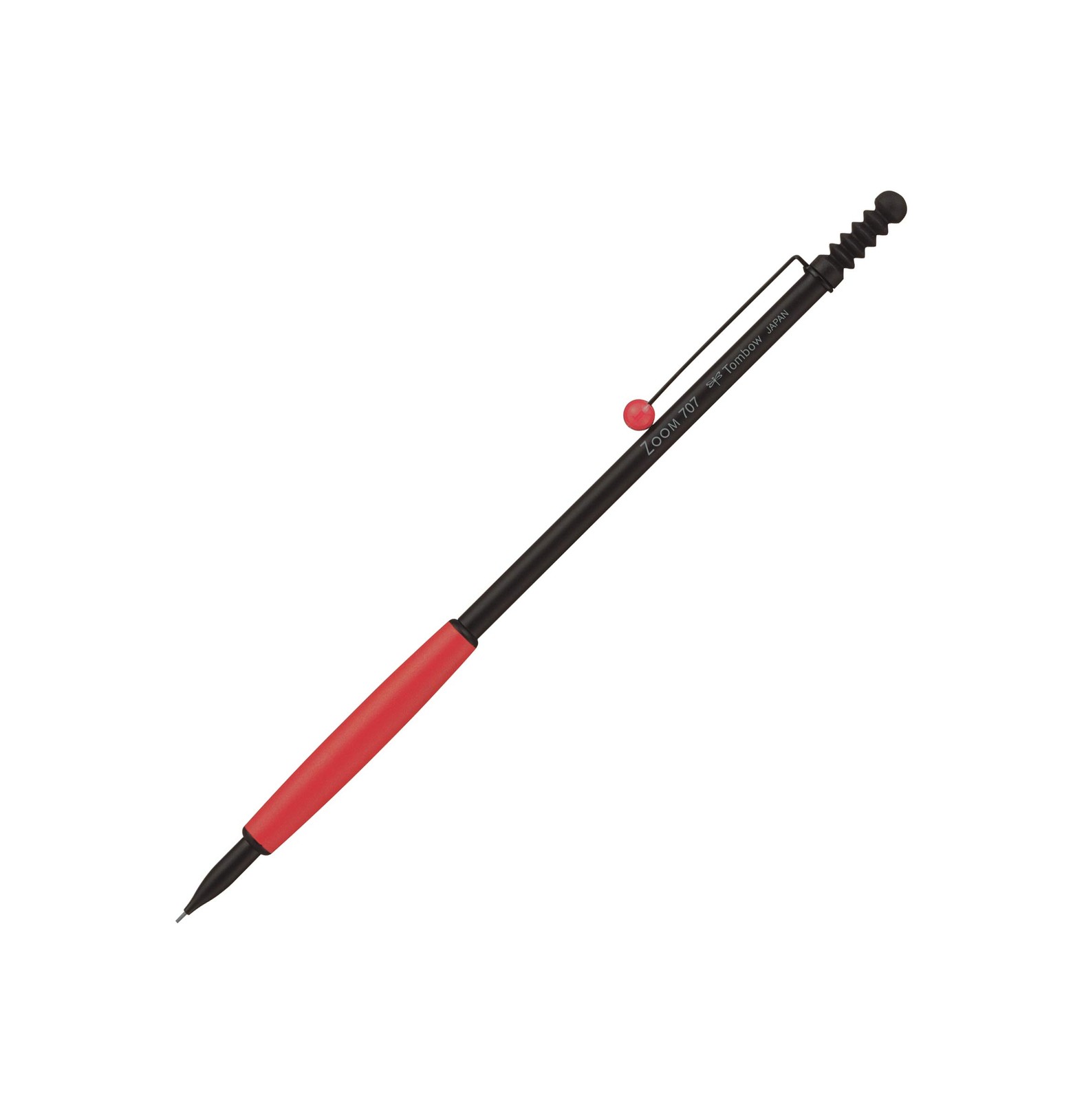 ZOOM 707 Mechanical Pencil 0.5mm Black/Red with Gift Case Model SH-ZS2