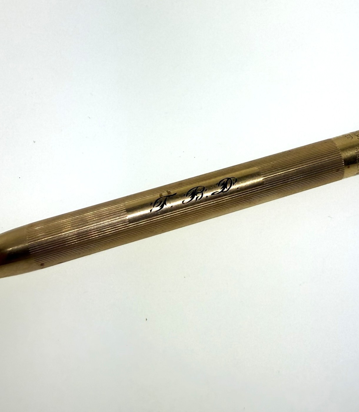 Wahl Eversharp Gold Filled Mechanical Pencil 4″ Monogram FRD Vintage