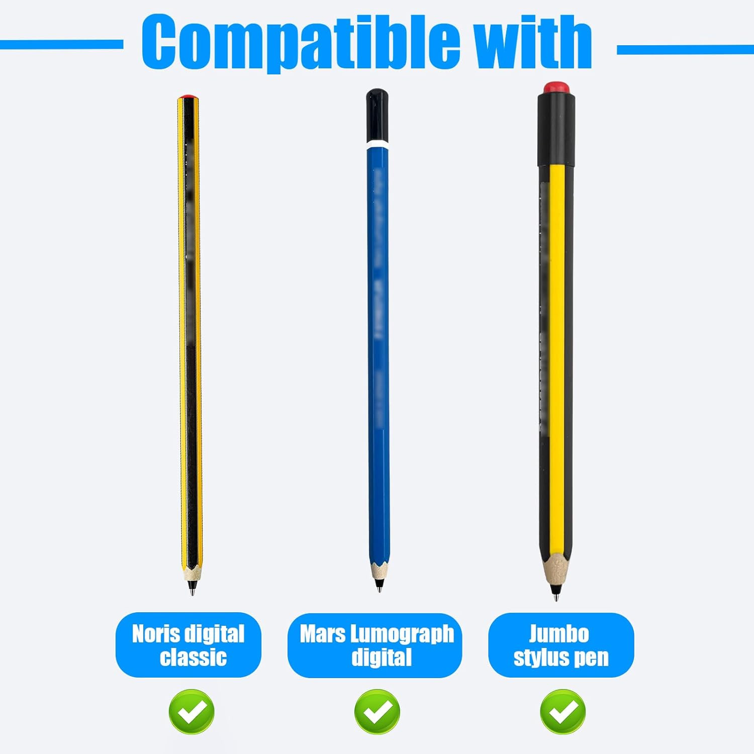 No Worn Out Fine Replacement Pencil Nibs Compatible with STAEDTLER Noris Digital