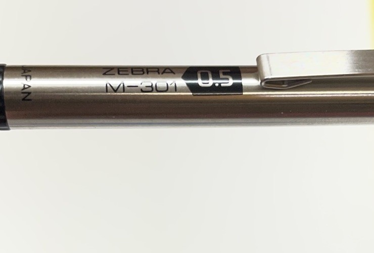 Zebra M-301 Mechanical Pencil – 0.5mm Black Lead & F-301 Pen Black Ink