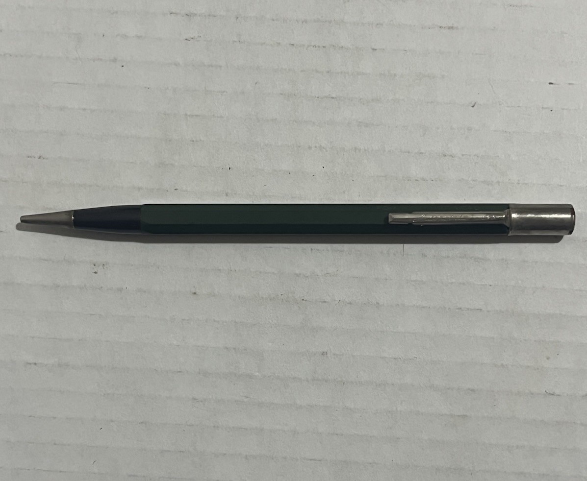 Vintage 1960s Autopoint For Real Thin Lead, Mechanical Pencil Green