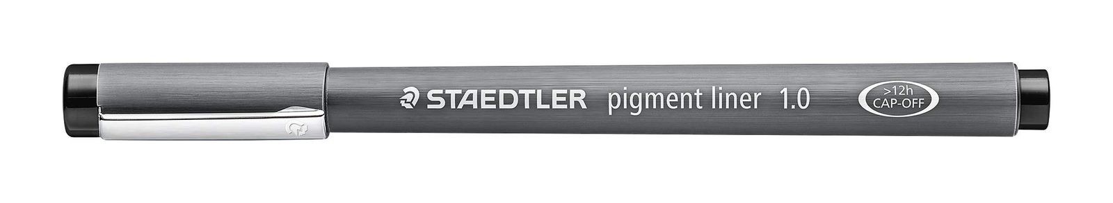 Staedtler Water-Based Pen Pigment Liner Black 1.0Mm 10 Pieces 308 10-9