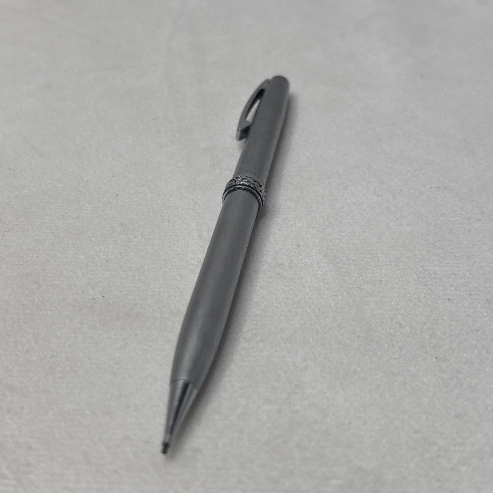 Lady Sheaffer 620 Brushed Chrome .9mm Mechanical Pencil with Florentine Band USA