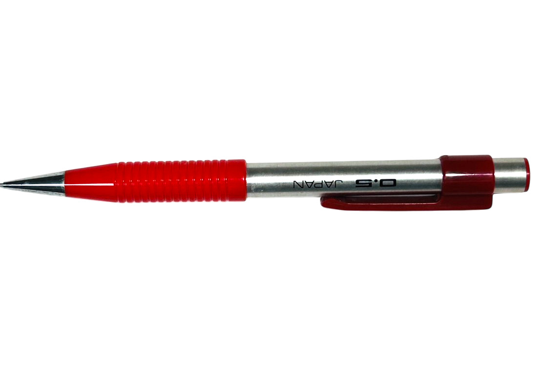 Pilot 2020 Young HF-100S 0.5mm Red Grip Shaker Mechanical Pencil Vintage Japan