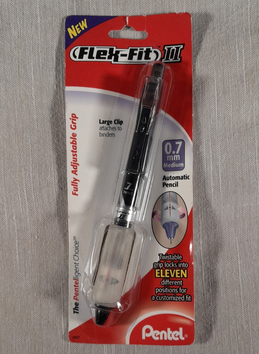 New Sealed NOS VTG Pentel Flex-Fit II Automatic pencil 0.7mm