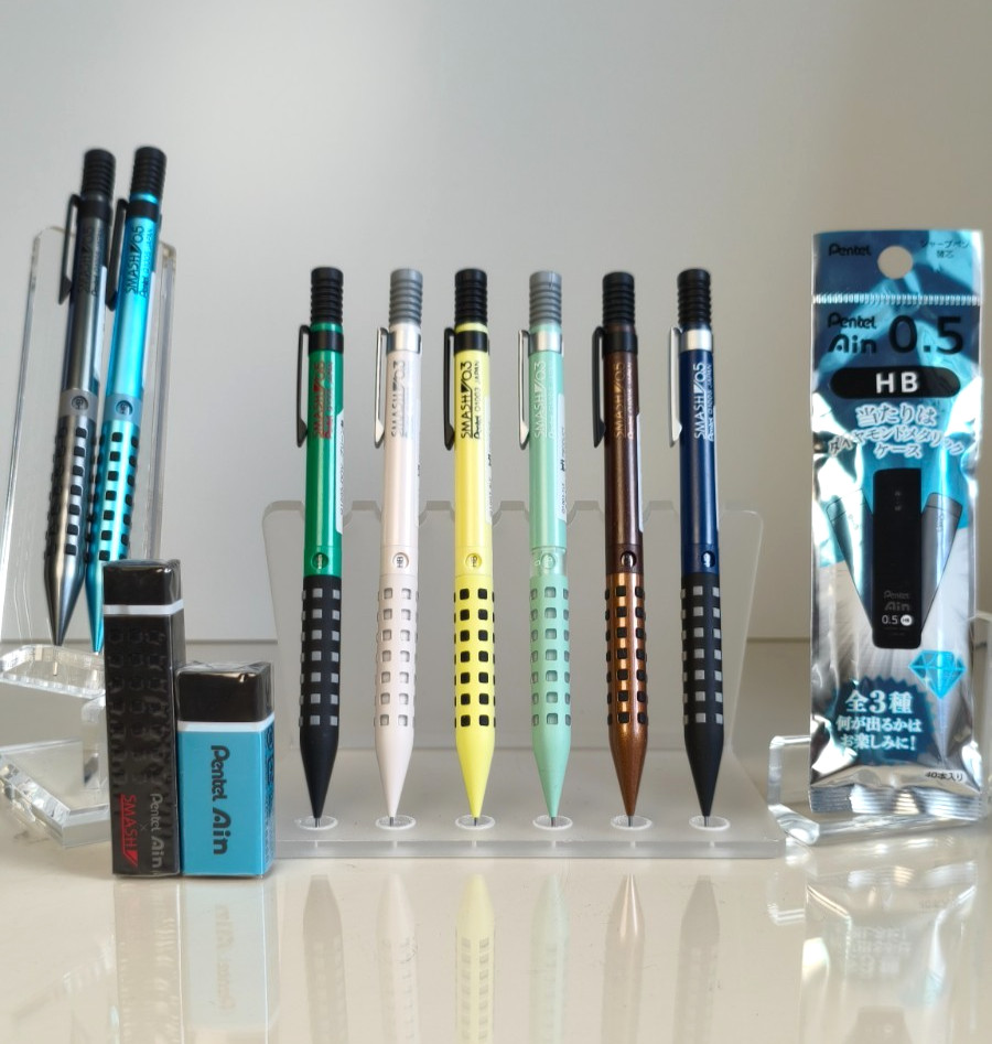 Pentel Smash Kitera Shoji Loft Diamond Limited 8 Pencil Special Set Japan