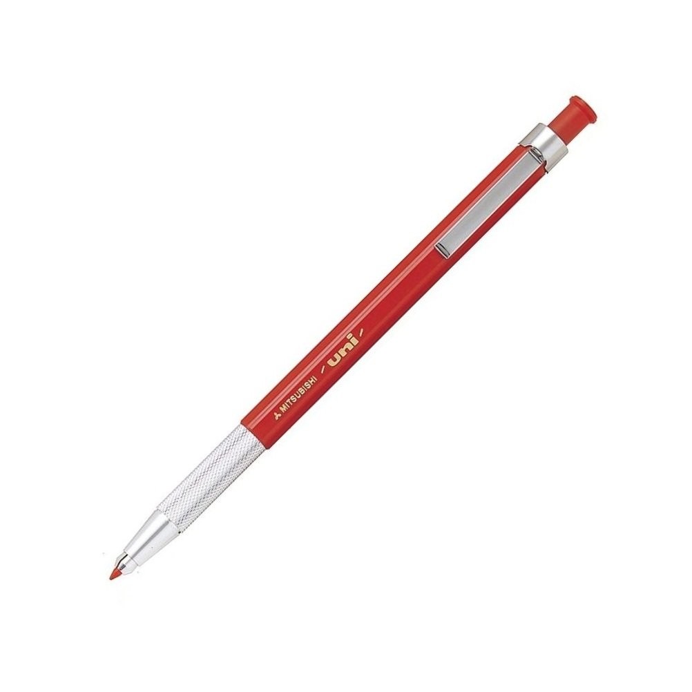 uni Lead Holder Pencil, Holder, 2.0mm, Red (MH500.15) 1 Count (Pack of 1),