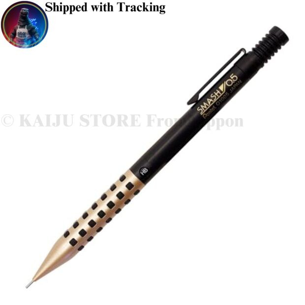 Pentel Smash 0.5mm Mechanical Pencil Gold & Black Limited Q1005-XAKS