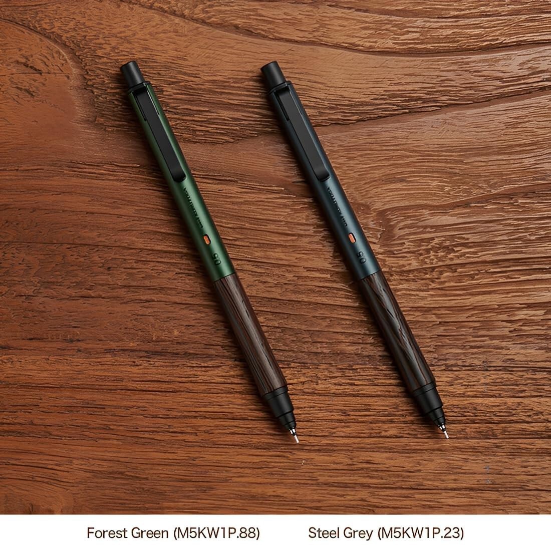 Uni Kuru Toga Wood Mechanical Pencil 0.5mm Japan M5-KW-1P – Forest Green