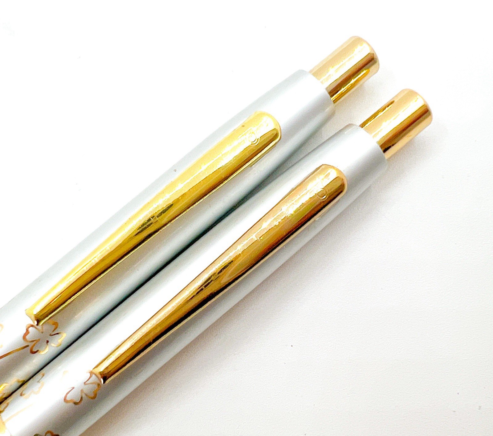 Platinum 2pcs Mechanical Pencil 0.5 mm & Ballpoint Pen Flower Theme Functional