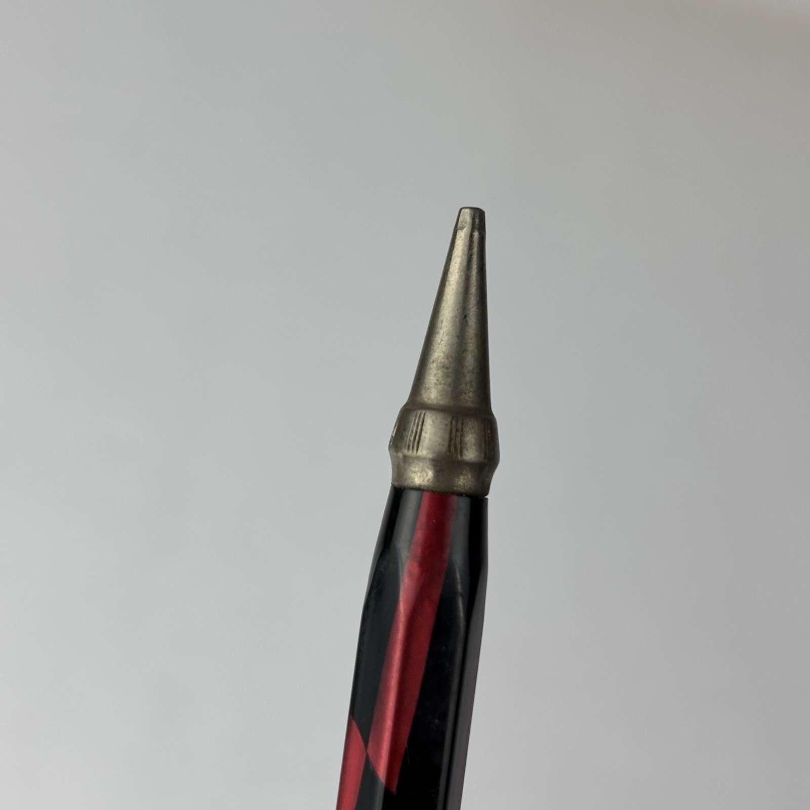 Vintage Celluloid Red Burgandy and Black Eversharp Mechanical Pencil Art Deco
