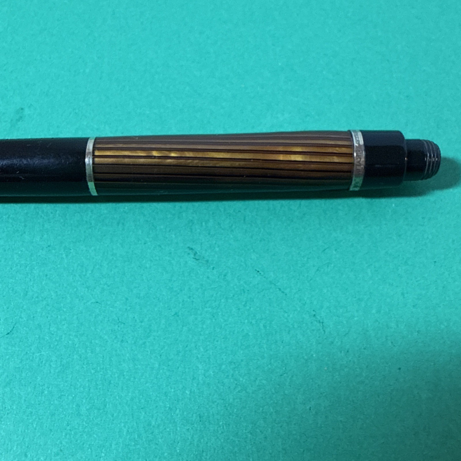 Vintage Eversharp Skyline Striped Mechanical Pencil Thin Lead Engraved