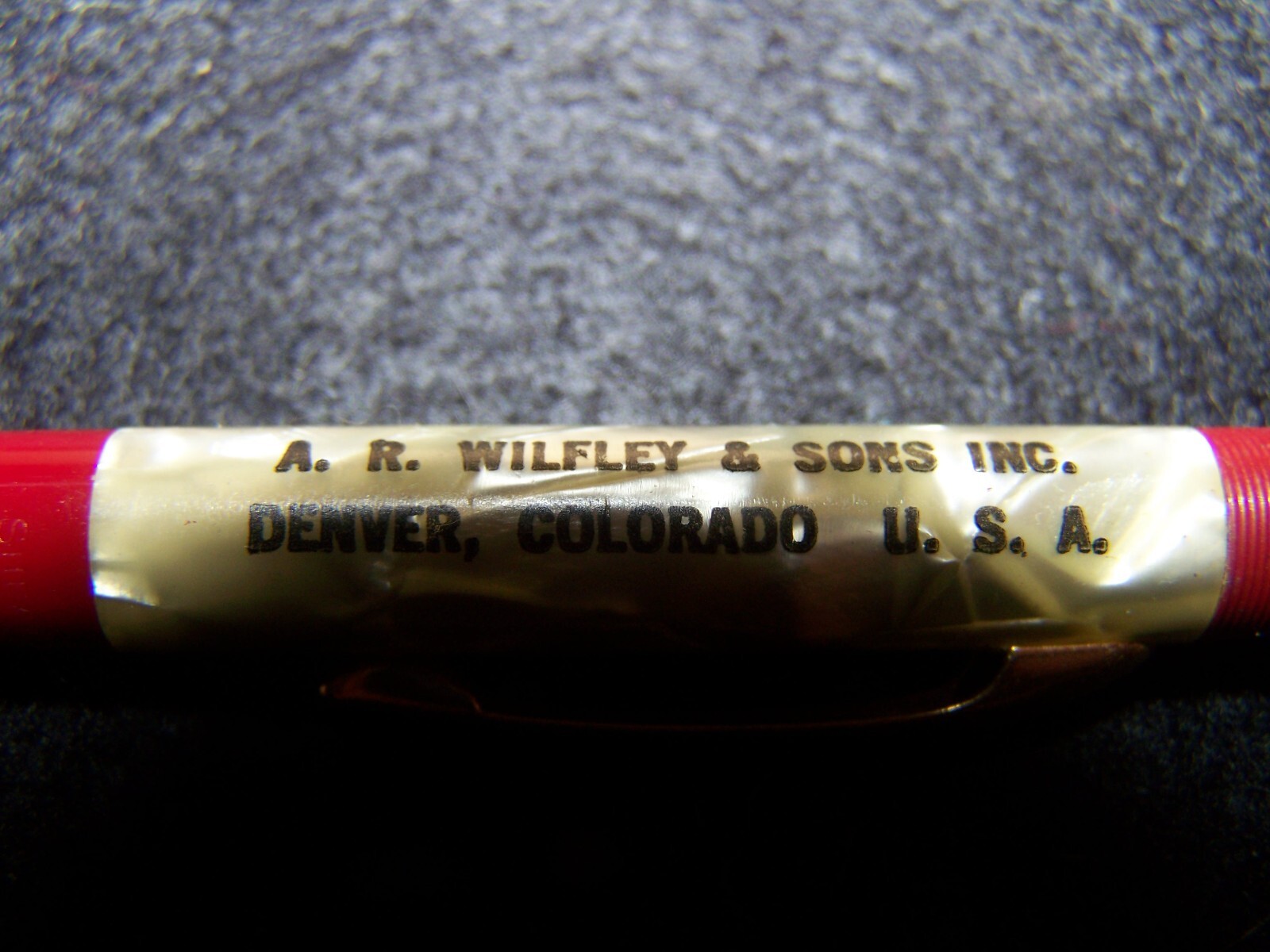 Sheaffer’s Red & gold 0.9mm Lead Mechanical Slim Utility Pencil – 1960’s