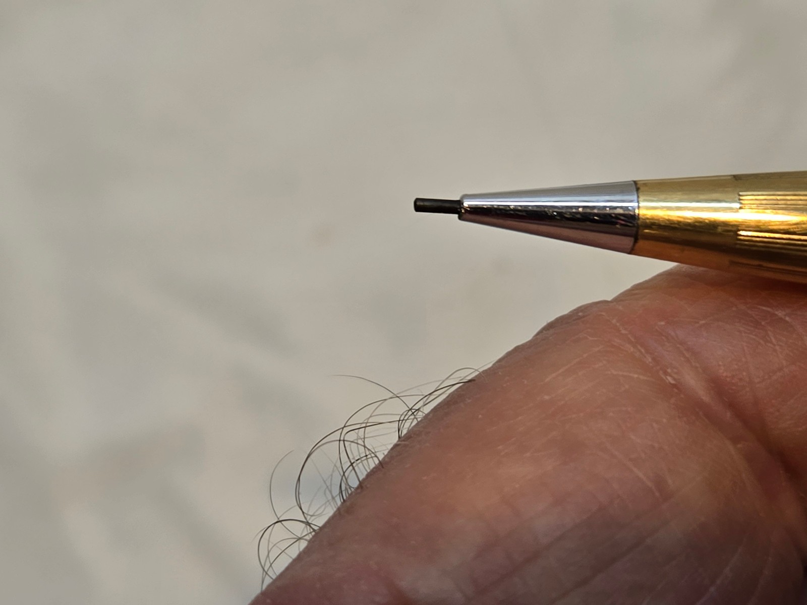 CROSS GOLD FILLED MECHANICAL PENCIL, UPJOHN LOGO, WITH EXTRA LEADS & ERASERS
