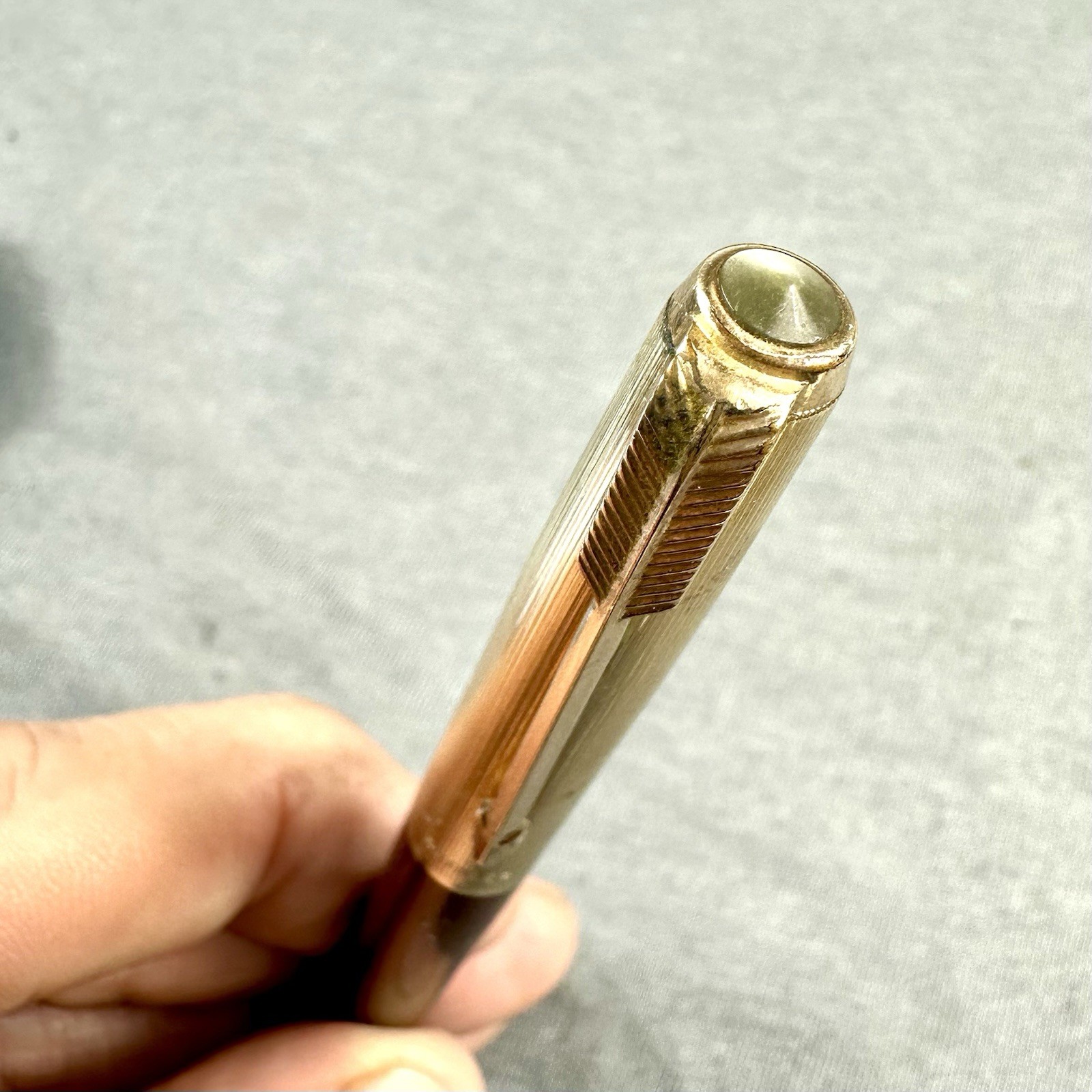Parker 51 Pencil Cordovan Brown Working 1/8 14k Gold Filled Cap Excellent
