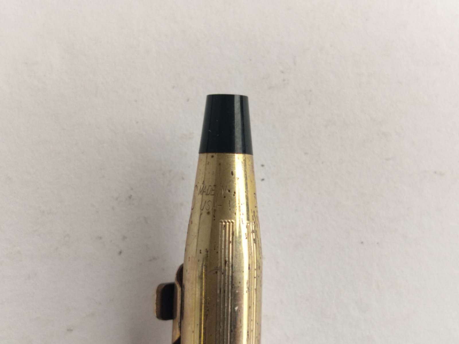 Vintage Cross Mini 5.25″ Gold Plate 1/20 10k Mechanical Pencil in Box USA E & W