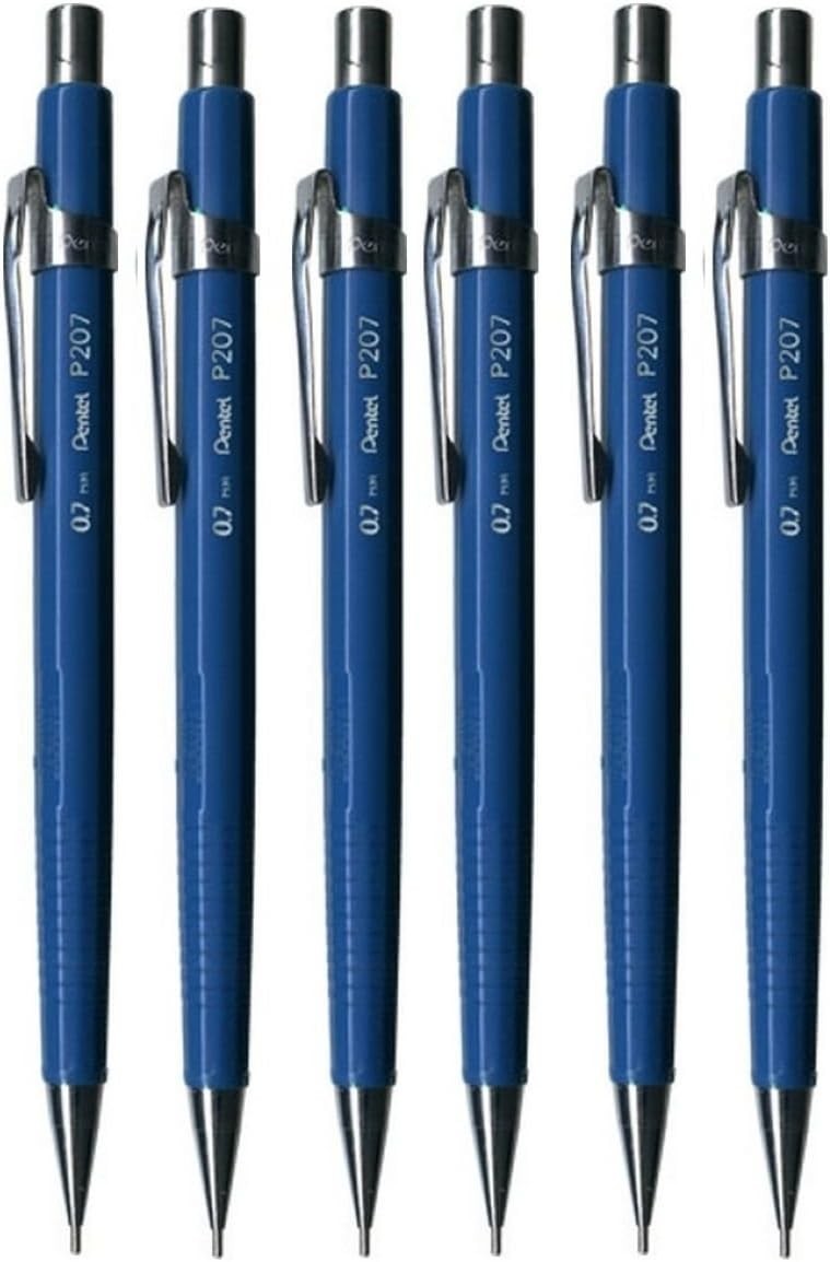 P200 0.7mm Refillable Mechanical Pencil Set in Blue – Perfect for Precision