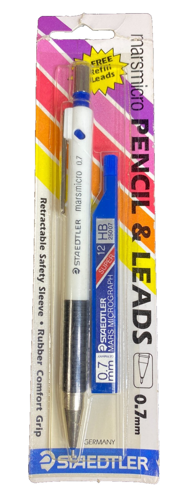 Staedtler Mechanical Pencil Leads .7mm Germany White New Vintage