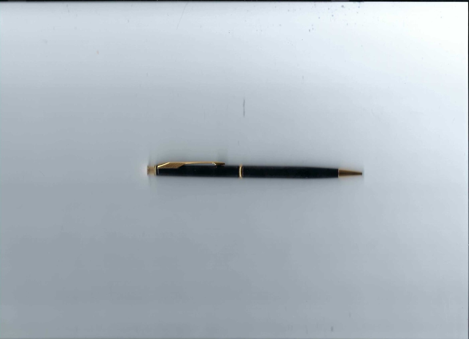 Vtg. Parker Insignia Black Lacquer & Gold Trim Mechanical Pencil-U.S.A.-Oral B