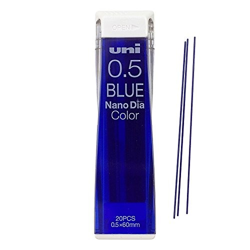 uni Color Mechanical Pencil 0.5mm Lead, Nanodia, Blue, 1 Count (Pack of 1)