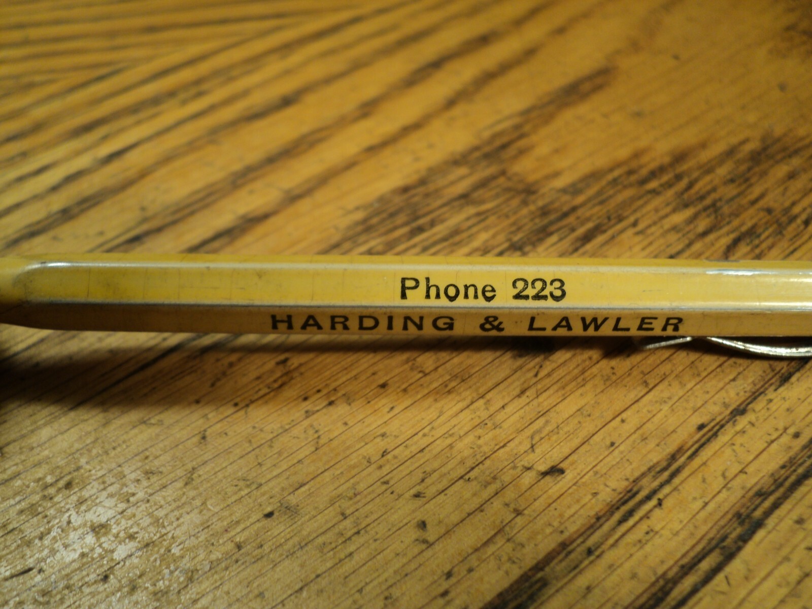 Vintage ADGIF Mechanical Pencil No. 4-47 Harding & Lawler Orange Texas