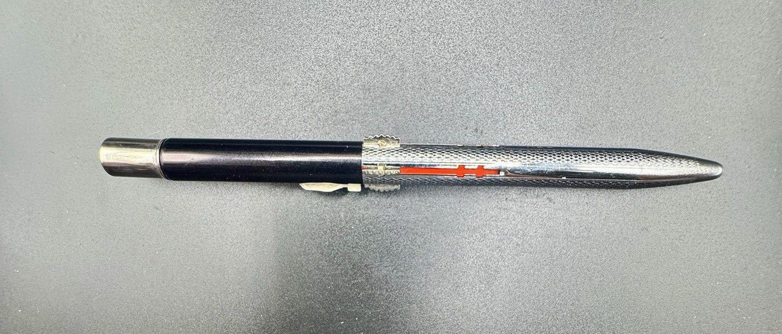 Vintage Norma Multi Color Pen-Pencil Black Enamel /Chrome -Works – Box/Price tag