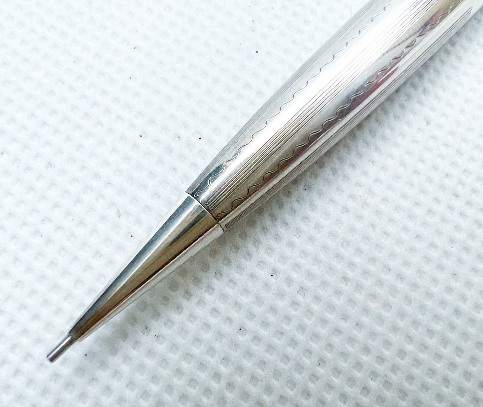 Newman Sterling Silver Mechanical Pencil 0.5mm continues twist Japan