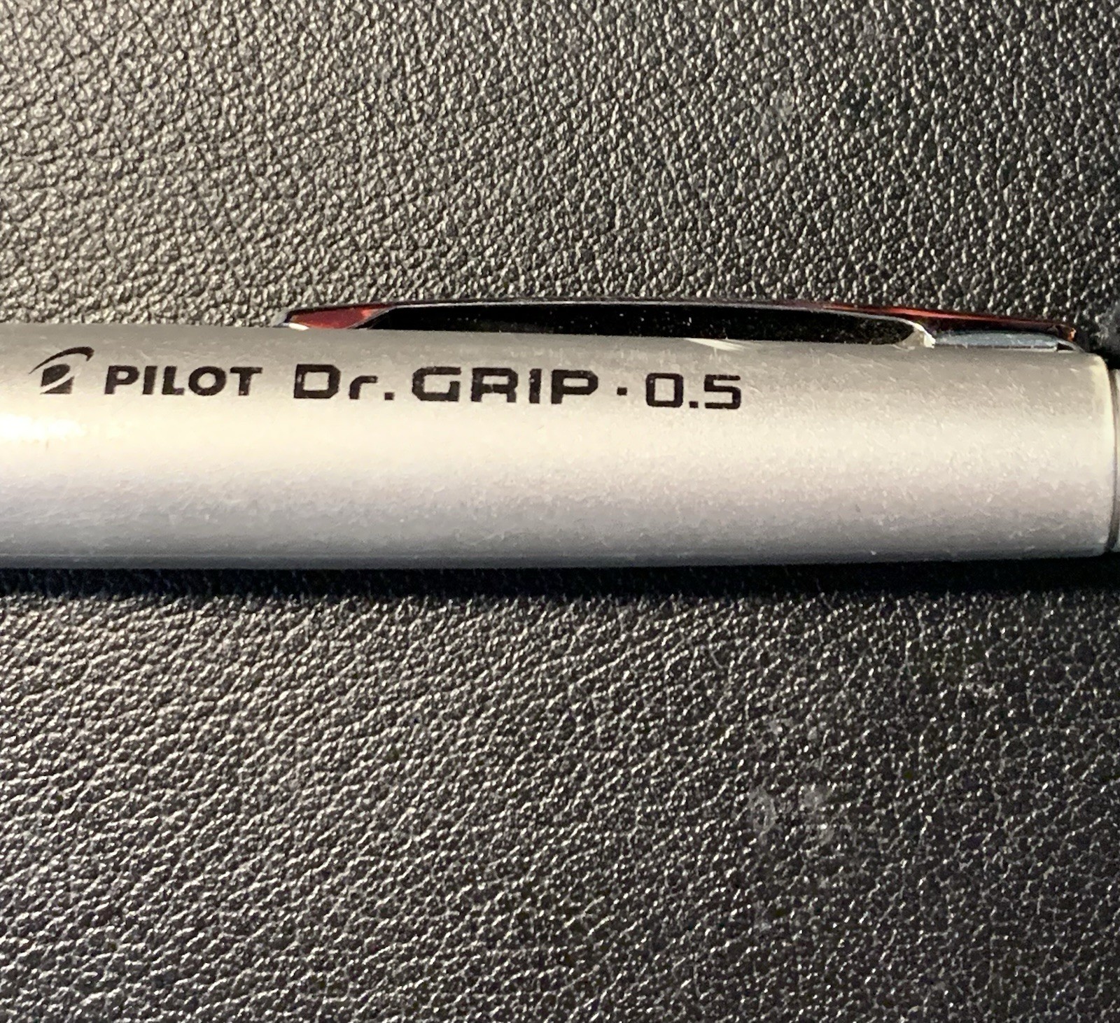 Pilot Dr. Grip Mechanical Pencil Shaker 0.5mm Gray Silver Works