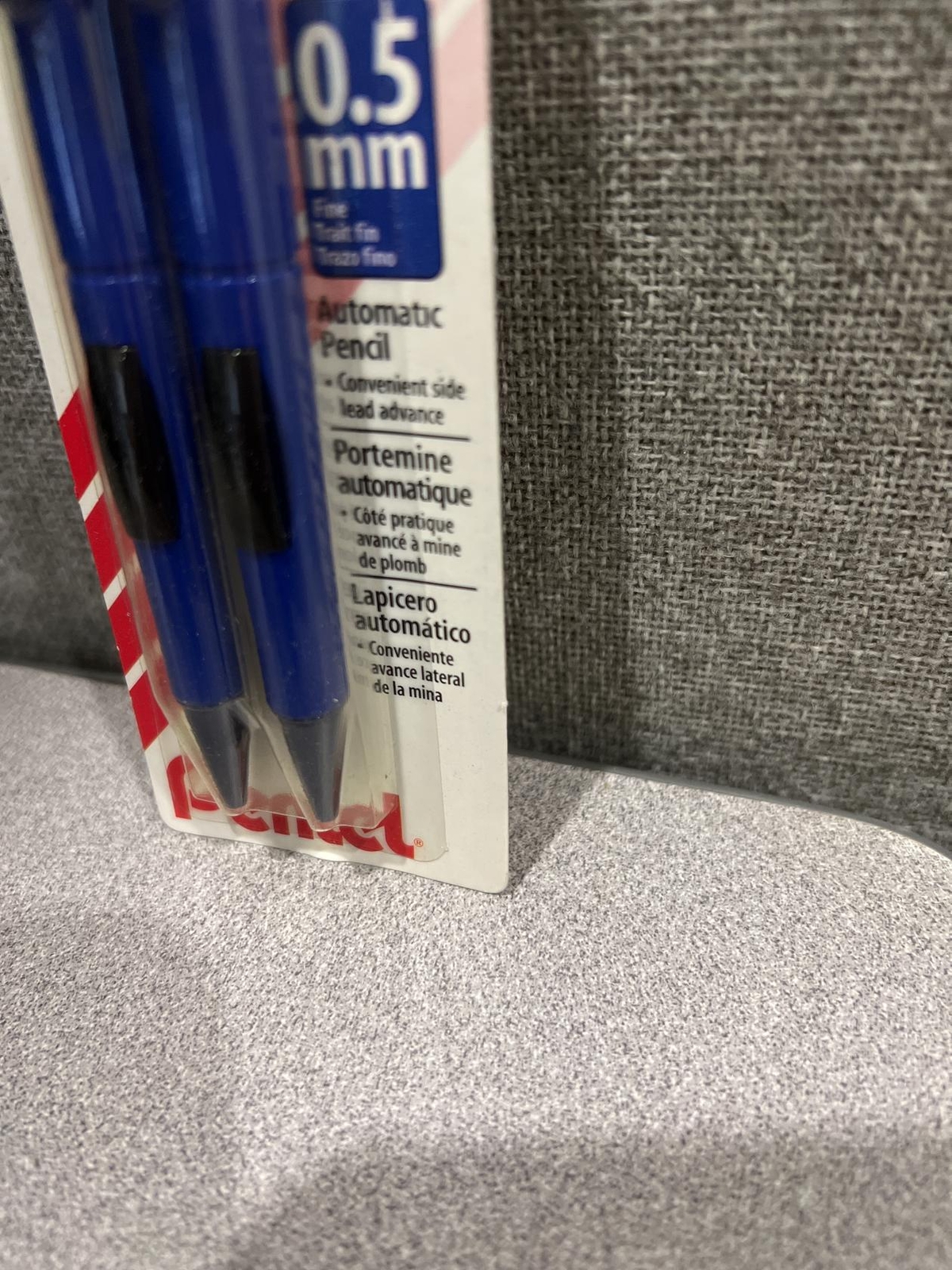 Pentel Click-It 0.5 mm pencils – 2 pk Blue Barrel